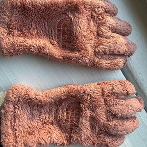 The North Face Soft Pink Fleece Accessory. For kids